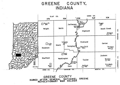 Greene County townships